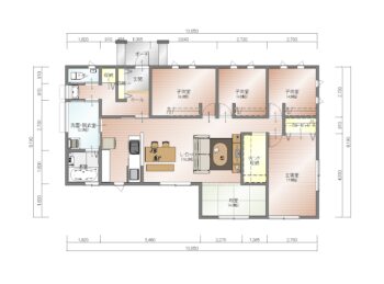 【4人家族5LDK】リビングクローゼットのある住みごこちのいい家