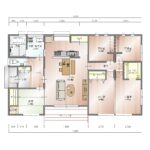 【6人家族5LDK】広いリビングとウッドデッキのある住みごこちのいい家
