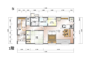 【5人家族5LDK】吹き抜けのある住みごこちのいい家