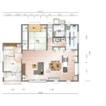 【5人家族5LDK】広い洗濯室とシューズクロークのある住みごこちのいい家