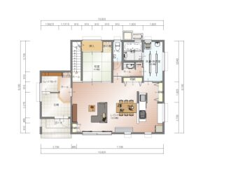 【5人家族5LDK】広い洗濯室とシューズクロークのある住みごこちのいい家