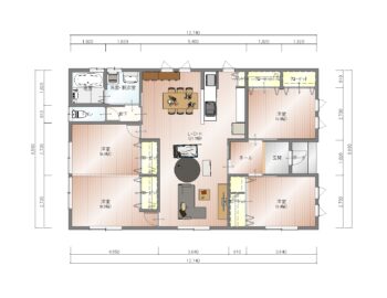 【5人家族4LDK】みんな集まるLDKのある住みごこちのいい家