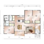 【4人家族3LDK】広々ダイニングのある住みごこちのいい家