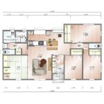 【4人家族4LDK】スタディコーナーのある住みごこちのいい家