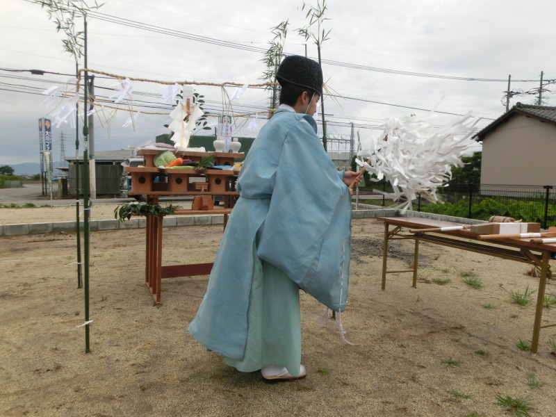 地鎮祭を行いました！