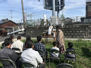 地鎮祭(大川市Ｕ様邸)