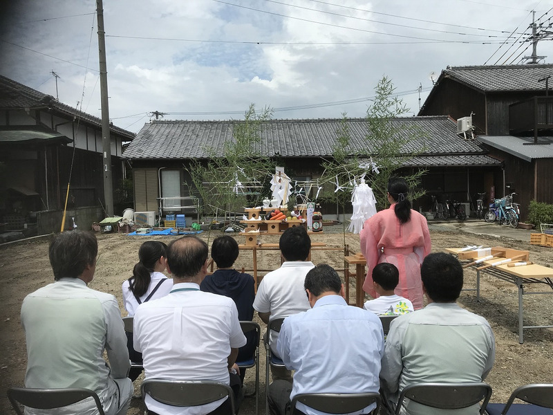 地鎮祭を行いました！